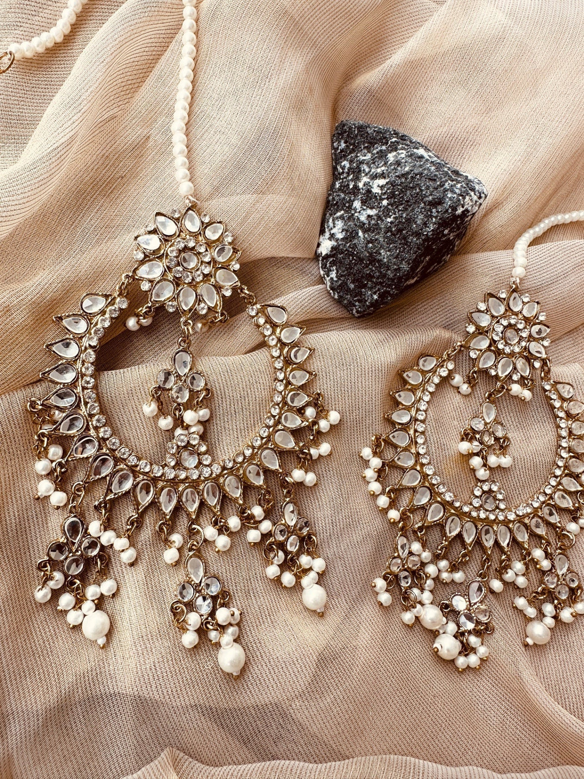 Copper Stone Work Pakistani Bridal Jewellery Online in UK USA Canada