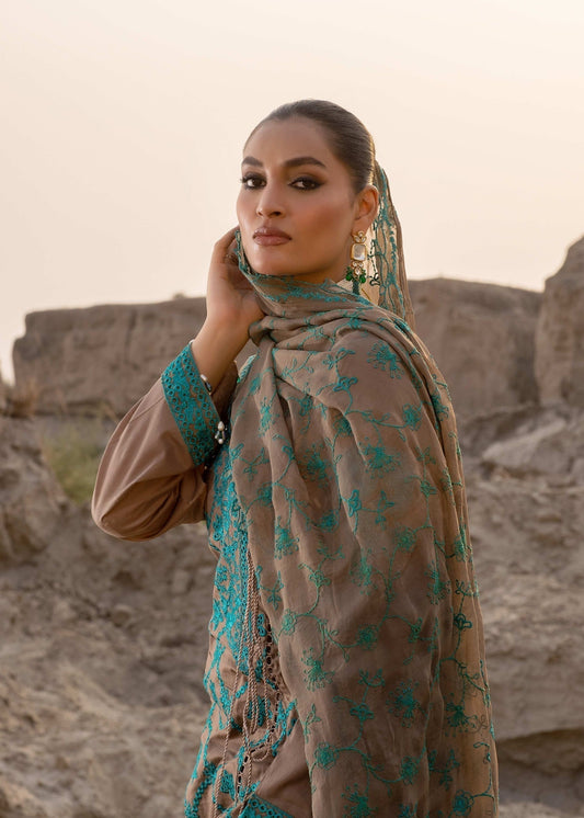 Cotton Embroidered Festive Wear Suit Online in Sri Lanka India Australia