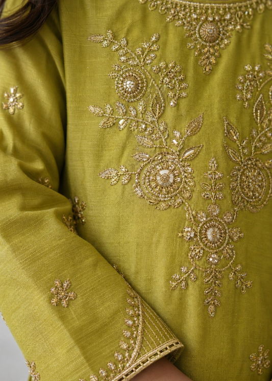 Cotton Embroidered Straight Cut Kurta Set Online in Sri Lanka India Australia