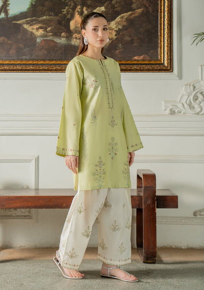 Cotton Shalwar Kameez Pistachio Green Online in Dubai UAE Abudhabi Ajman Sharjah