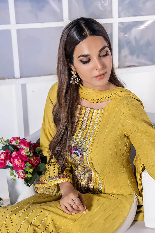 Readymade 100% Cotton Chikankari Suit Size 44