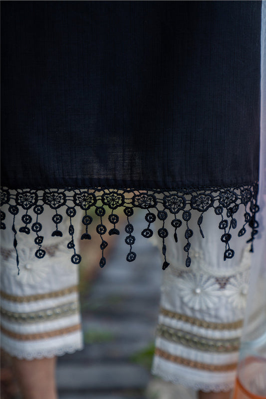 Readymade Black Cotton Suit