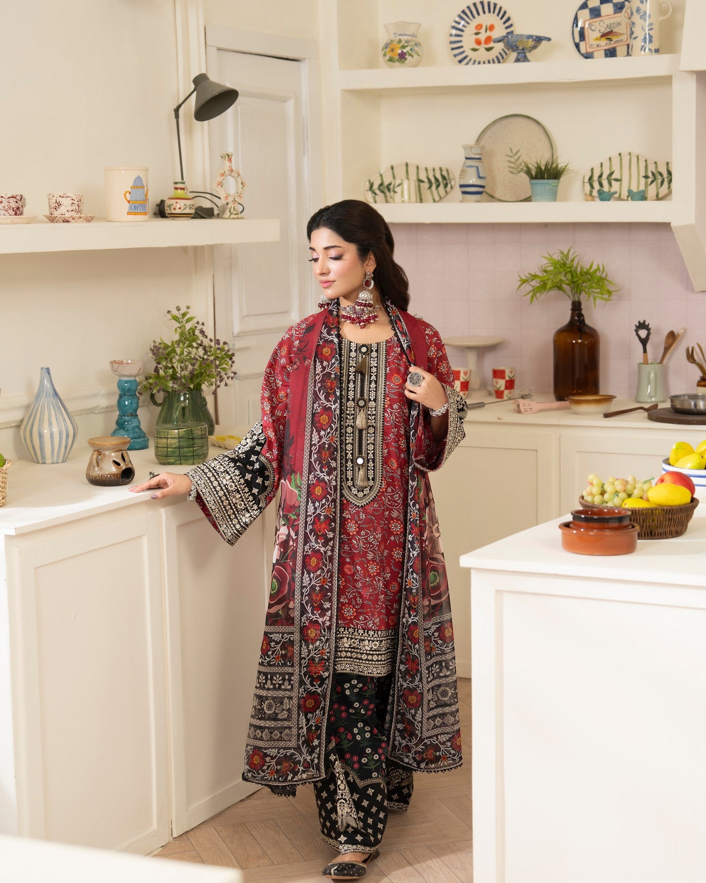 Crimson Lawn Designer Suit Online in Sri Lanka India Australia