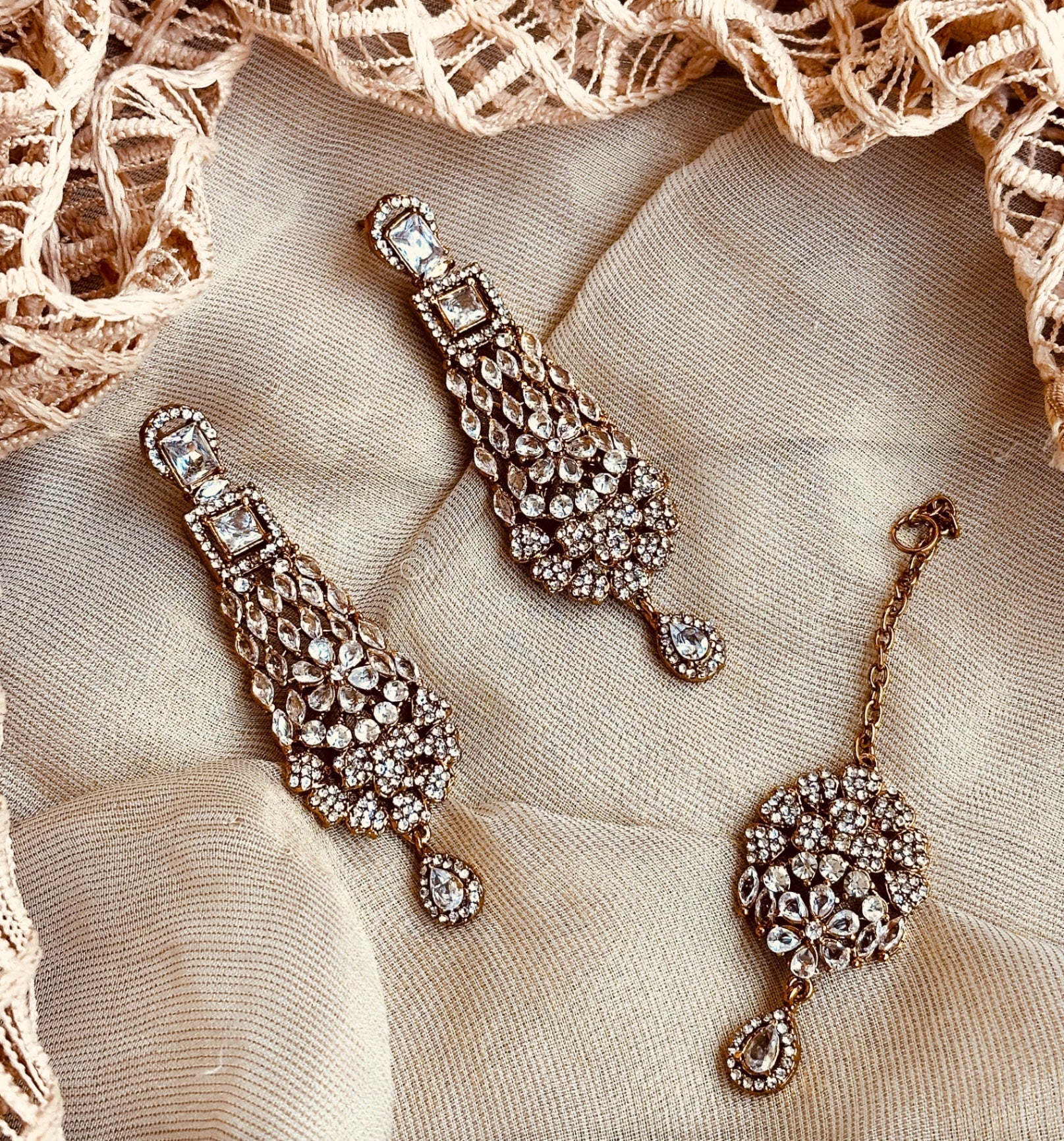 Crystal Collar Necklace for Wedding Online in Sri Lanka India Australia