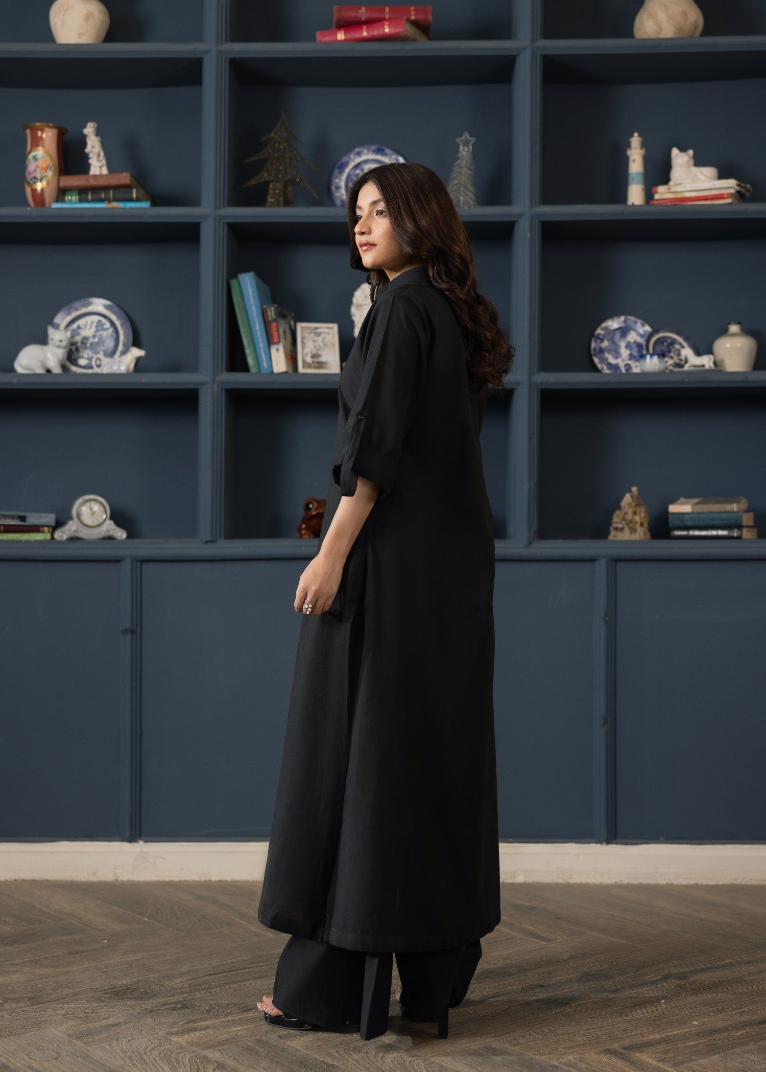 Daily Wear Black Lawn Suit Online in Sri Lanka India Australia