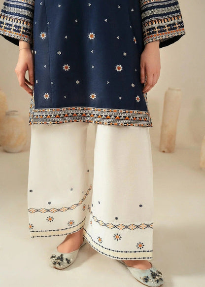 Daily Wear Navy Blue Embroidered Cotton Salwar Suit Online in KSA Riyadh Saudi Arabia Oman Bahrain Qatar