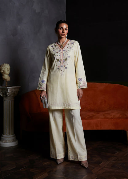 Daily Wear Off-White Lawn Salwar Kameez Online in Dubai UAE Abudhabi Ajman Sharjah