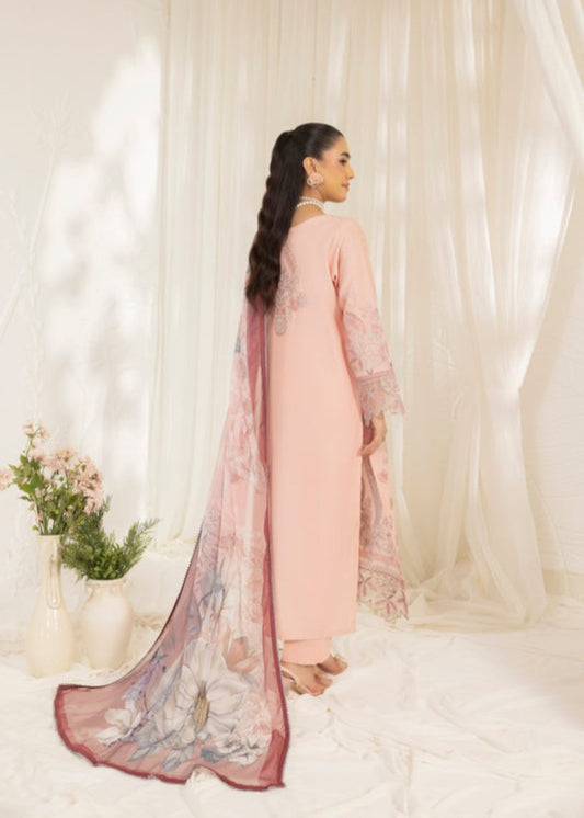 Daily Wear Pink Cotton Pakistani Suit Online in UK USA Canada