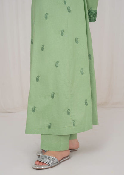 Daily Wear Pistachio Embroidered Lawn Pakistani Suit Online in KSA Riyadh Saudi Arabia Oman Bahrain Qatar