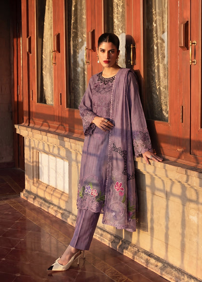 Daily Wear Plum Purple Lawn Suit for Women Online in Dubai UAE Abudhabi Ajman Sharjah