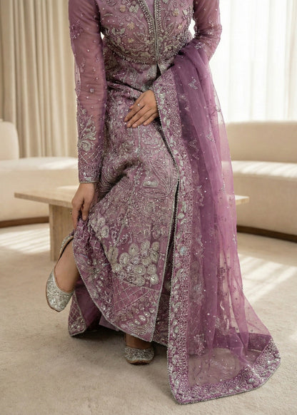 Dark Orchid Raw Silk Embroidered Salwar Suit Online in Dubai UAE Abudhabi Ajman Sharjah