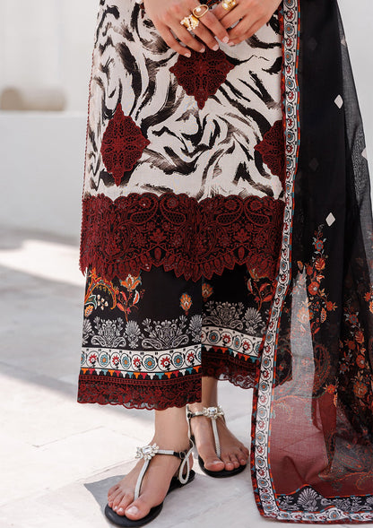 Designer Black Lawn Salwar Suit for Women Online in KSA Riyadh Saudi Arabia Oman Bahrain Qatar