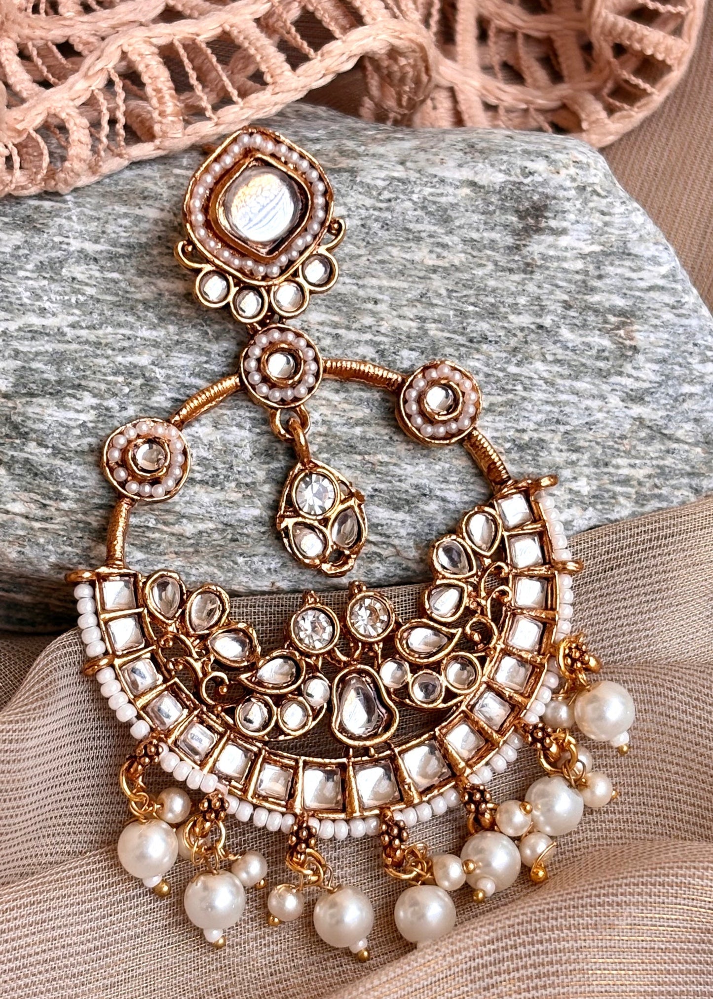 Designer Gold Plated Jewellery Set for Wedding Online in KSA Riyadh Saudi Arabia Oman Bahrain Qatar