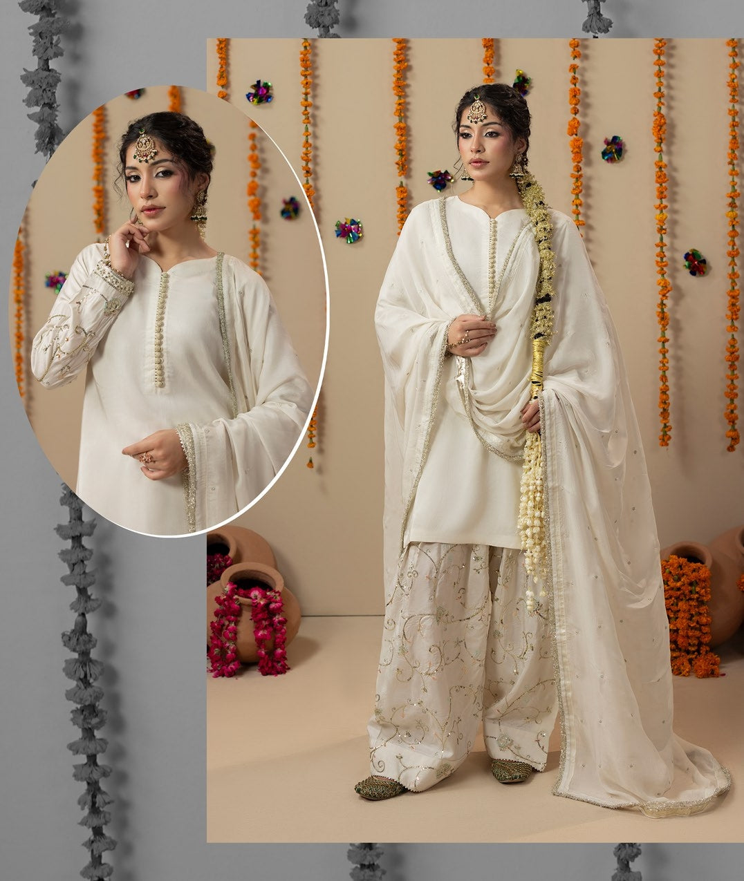 Designer Gold Silk Salwar Suit for Women Online in Dubai UAE Abudhabi Ajman Sharjah