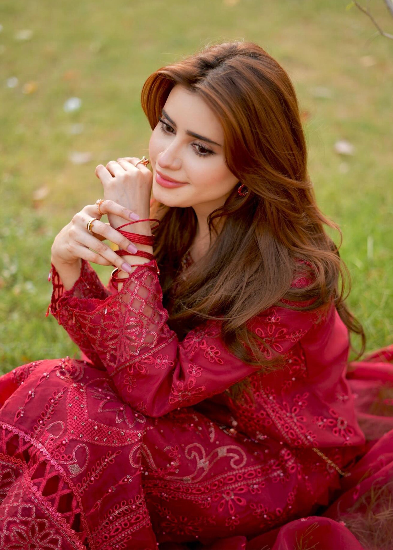 Designer Maroon Embroidered Organza Salwar Kameez Online in UK USA Canada