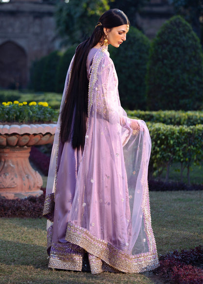 Designer Mauve Charmuse Embroidered Maxi Dress Online in Dubai DXB UAE Abudhabi Meena Bazaar