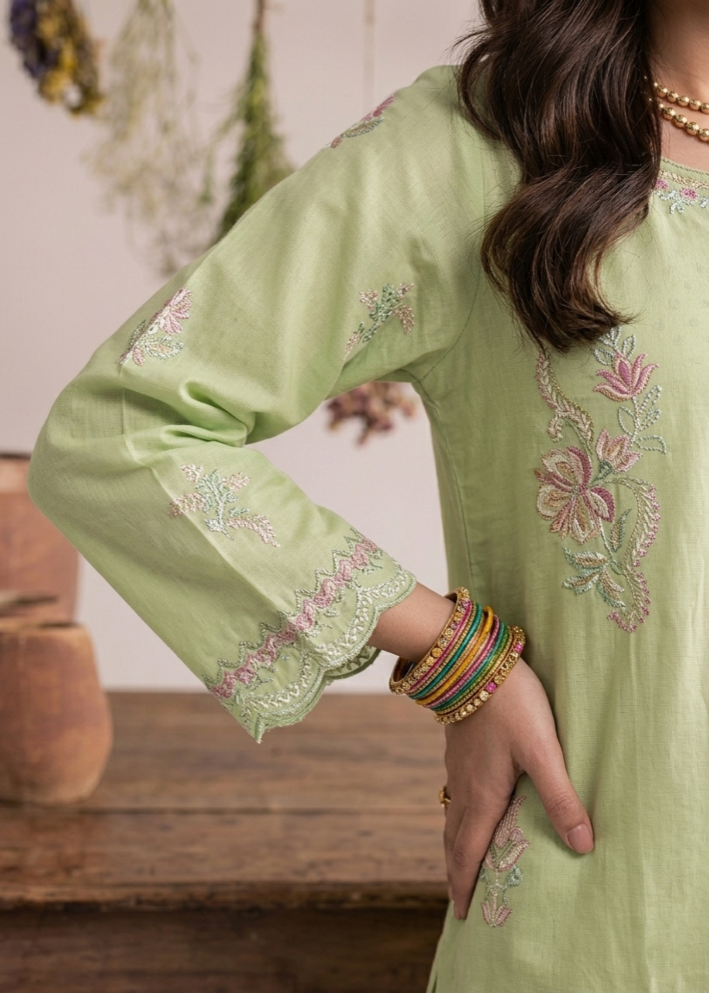 Designer Mint Green Embroidered Lawn Suit Online in KSA Riyadh Saudi Arabia Oman Bahrain Qatar