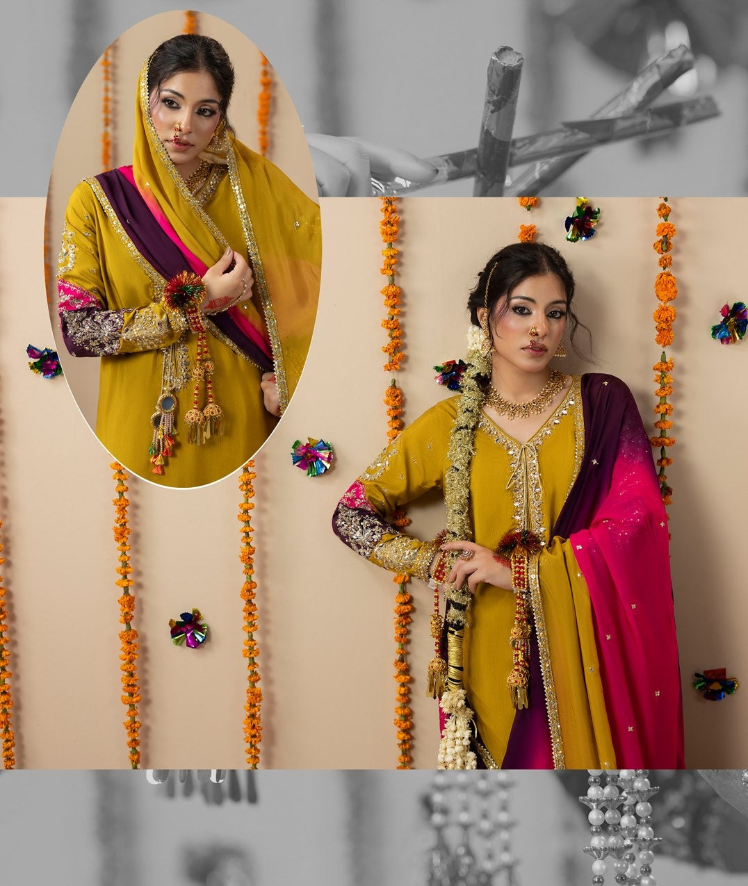 Designer Mustard Raw Silk Shalwar Kameez Online in UK USA Canada