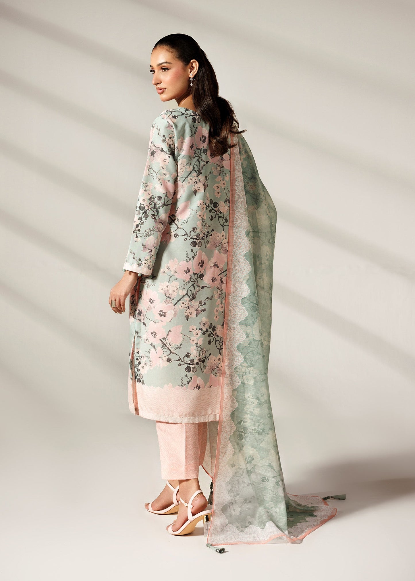 Designer Printed Lawn 3 Piece Suit for Women Online in Sri Lanka India Australia