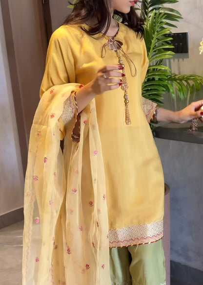 Designer Raw Silk Farshi Shalwar Party Wear Suit Online in Sri Lanka India Australia
