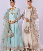 Hand Embroidered Pure Chiffon Sharara