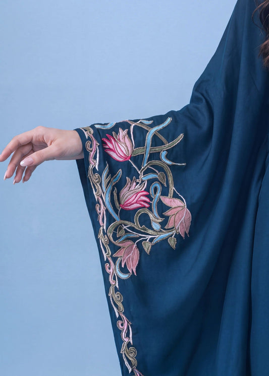 Dhanak Embroidered Short Kaftan Pakistani Suit Online in Sri Lanka India Australia