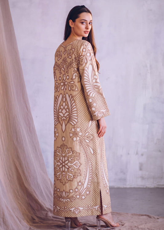 Dhanak Winter Wear Kaftan Online in KSA Riyadh Saudi Arabia Oman Bahrain Qatar
