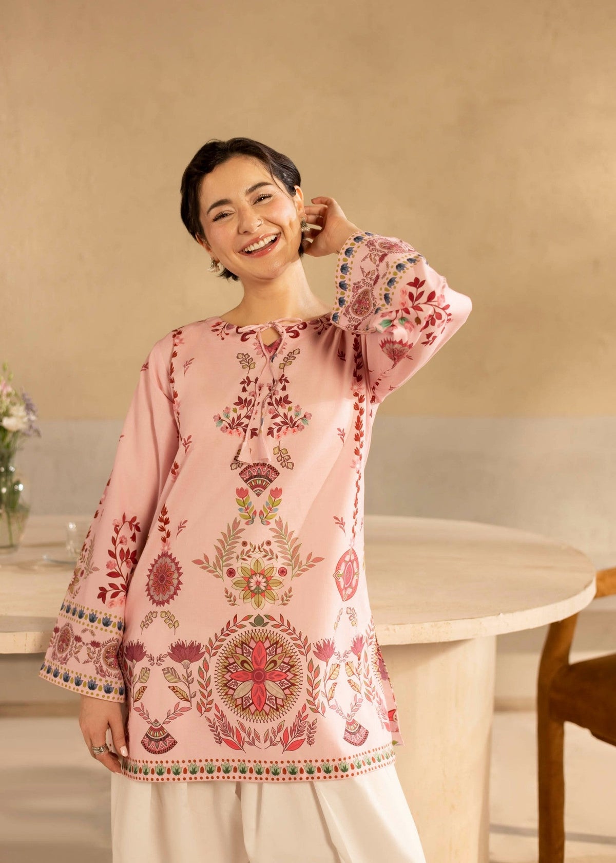 Easy Fit Poly Lawn Kurta for Women Online in Sri Lanka India Australia
