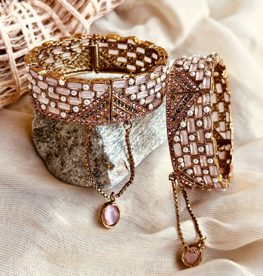 Egyptian Aura Pink Bangles Online in KSA Riyadh Saudi Arabia Oman Bahrain Qatar