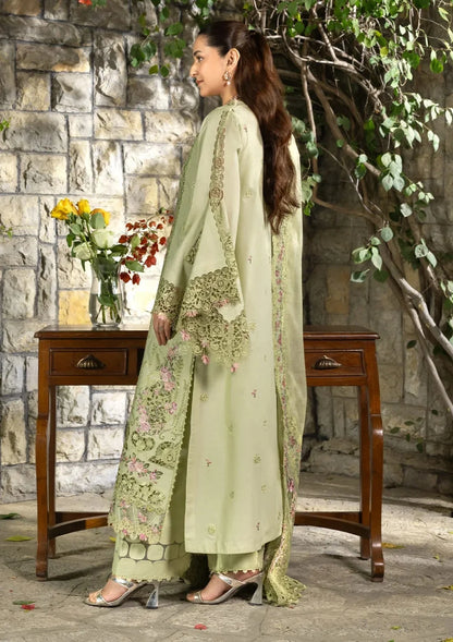 Elaf Replica Pistachio Lawn Unstitched Suit Online in KSA Riyadh Saudi Arabia Oman Bahrain Qatar