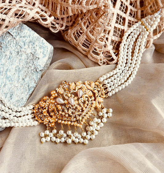 Elegant Bridal Pearl Choker Online in UK USA Canada