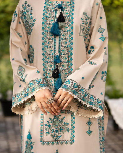 Elegant cotton Dupatta Suit Online in Dubai DXB UAE Abudhabi Meena Bazaar