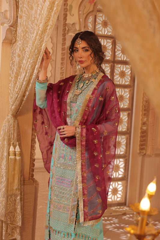 Turquoise Suit (Made-to-Order)