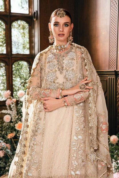 Ivory Handmade Suit with Pearl Work