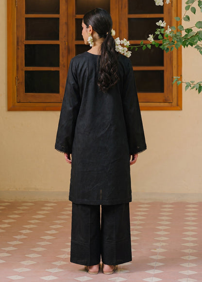 Embellished Black Lawn Pakistani Suit Online in KSA Riyadh Saudi Arabia Oman Bahrain Qatar