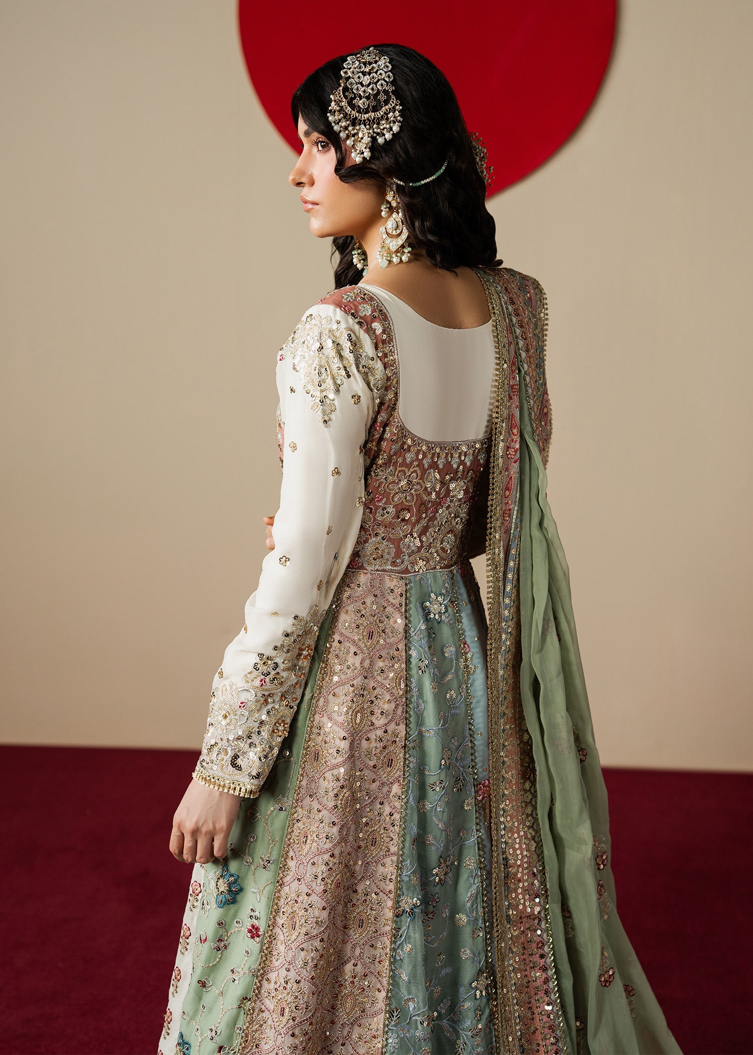 Embellished Chiffon Maxi Online in UK USA Canada