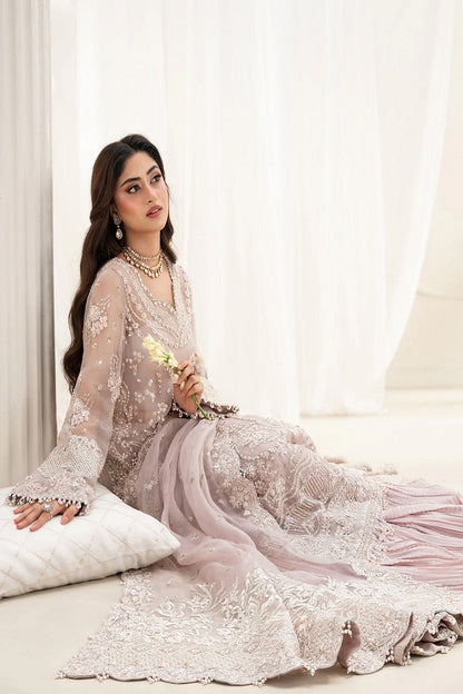 Embellished Dusty Rose Organza Pakistani Outfit Online in Sri Lanka India Australia