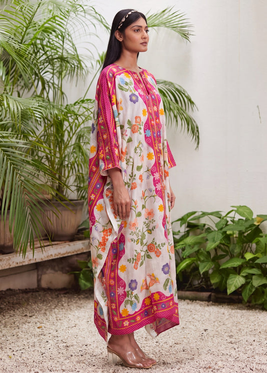 Embellished Kaftan Dress Material Online in Dubai DXB UAE Abudhabi Meena Bazaar