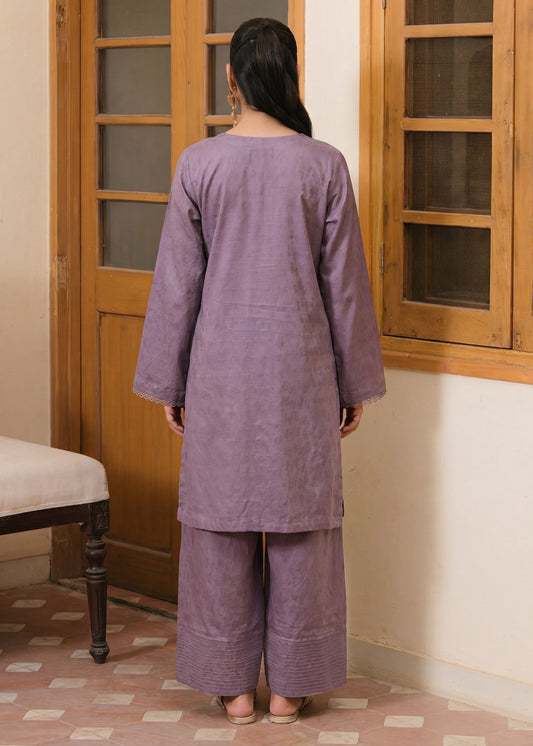 Embellished Mauve Lawn Salwar Kameez Online in KSA Riyadh Saudi Arabia Oman Bahrain Qatar