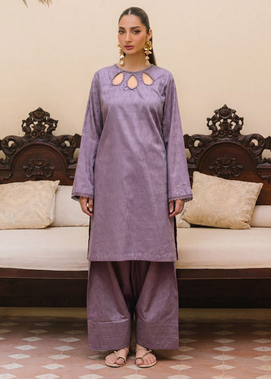 Embellished Mauve Lawn Shalwar Kameez Online in Dubai DXB UAE Abudhabi Meena Bazaar