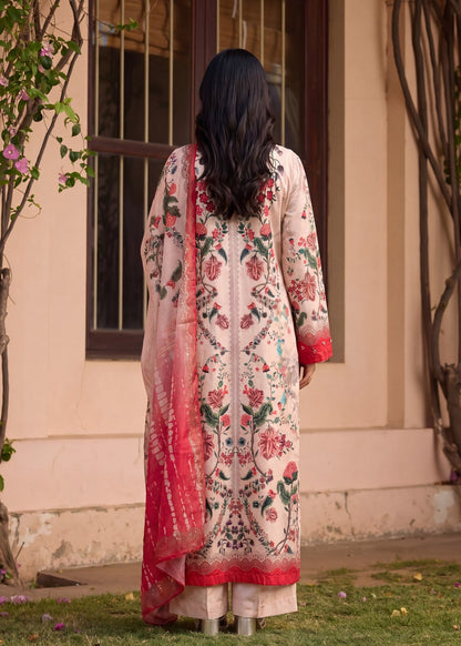 Embellished Multi Color Lawn Pakistani Suit Online in KSA Riyadh Saudi Arabia Oman Bahrain Qatar