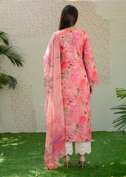 Embellished Multi Color Lawn Salwar Kameez Online in KSA Riyadh Saudi Arabia Oman Bahrain Qatar