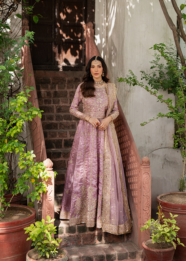 Embellished Purple Ash Charmuse Lehenga for Women Online in KSA Riyadh Saudi Arabia Oman Bahrain Qatar