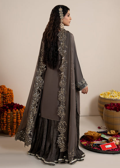Embellished Raw Silk Sharara for Wedding Online in Dubai UAE Abudhabi Ajman Sharjah