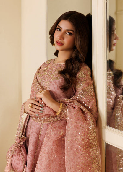 Embroidered Baby Pink Pakistani Salwar Suit Online in KSA Riyadh Saudi Arabia Oman Bahrain Qatar