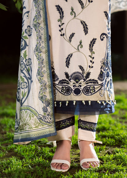 Embroidered Beige Lawn Kurta Suit Online in Dubai UAE Abudhabi Ajman Sharjah