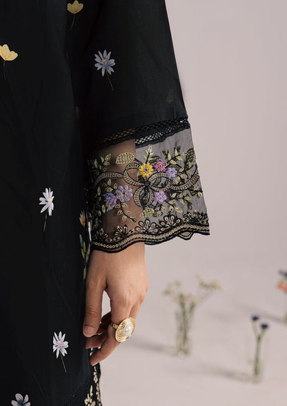 Embroidered Black Lawn Ready to Wear Suit Online in Dubai DXB UAE Abudhabi Meena Bazaar