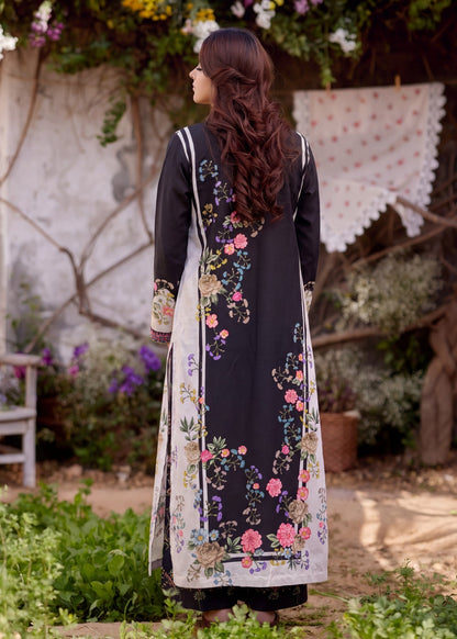 Embroidered Black Lawn Shalwar Kameez Online in KSA Riyadh Saudi Arabia Oman Bahrain Qatar