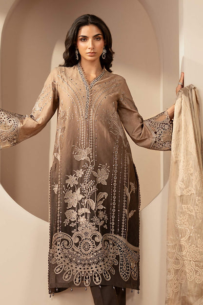 Embroidered Chikankari Lawn Unstitched Salwar Kameez Online in KSA Riyadh Saudi Arabia Oman Bahrain Qatar