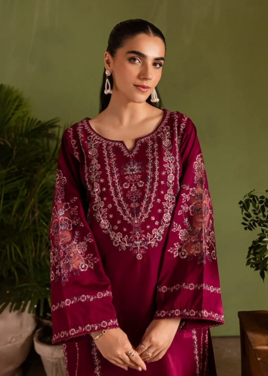 Embroidered Cotton Kurta Set for Women Online in Dubai DXB UAE Abudhabi Meena Bazaar